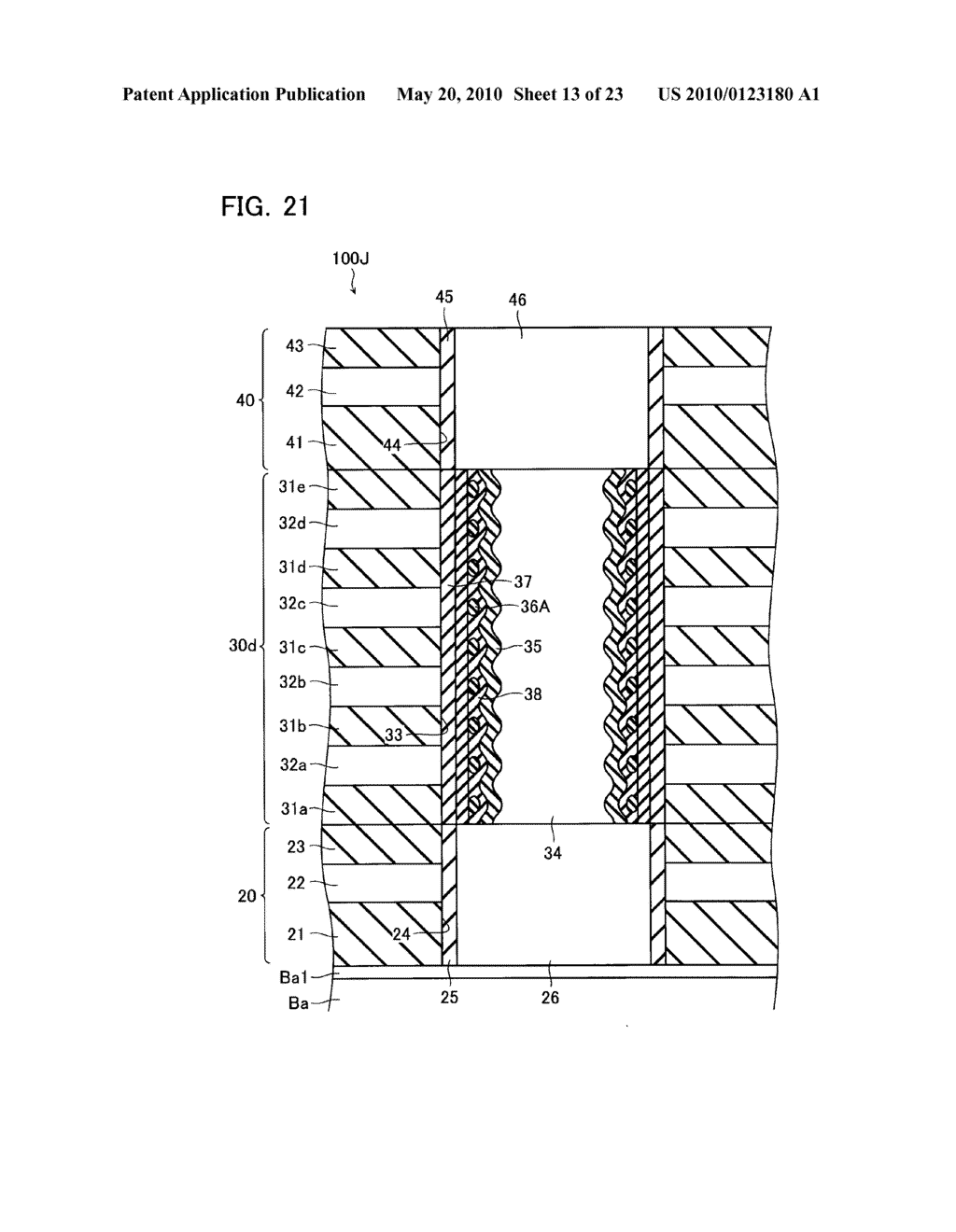NONVOLATILE SEMICONDUCTOR MEMORY DEVICE AND METHOD OF MANUFACTURING THE SAME - diagram, schematic, and image 14
