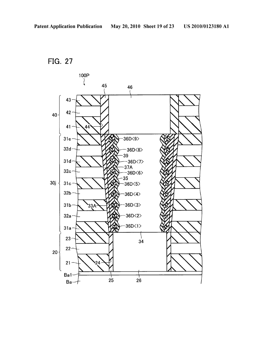NONVOLATILE SEMICONDUCTOR MEMORY DEVICE AND METHOD OF MANUFACTURING THE SAME - diagram, schematic, and image 20