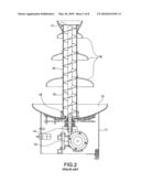 Shaft seal arrangement of a chocolate fountain diagram and image
