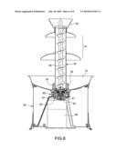 Shaft seal arrangement of a chocolate fountain diagram and image