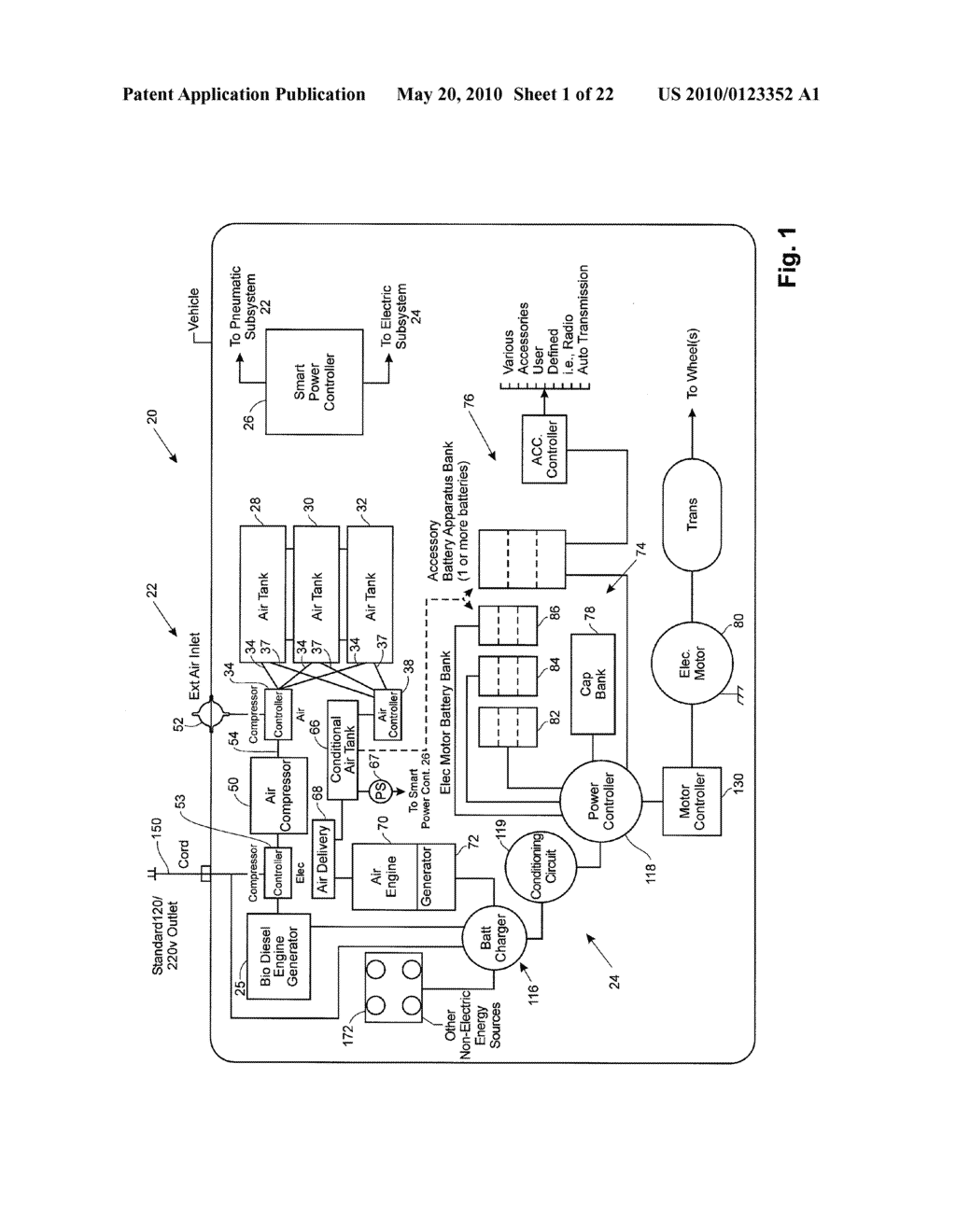 HYBRID POWER SYSTEM FOR A VEHICLE - diagram, schematic, and image 02