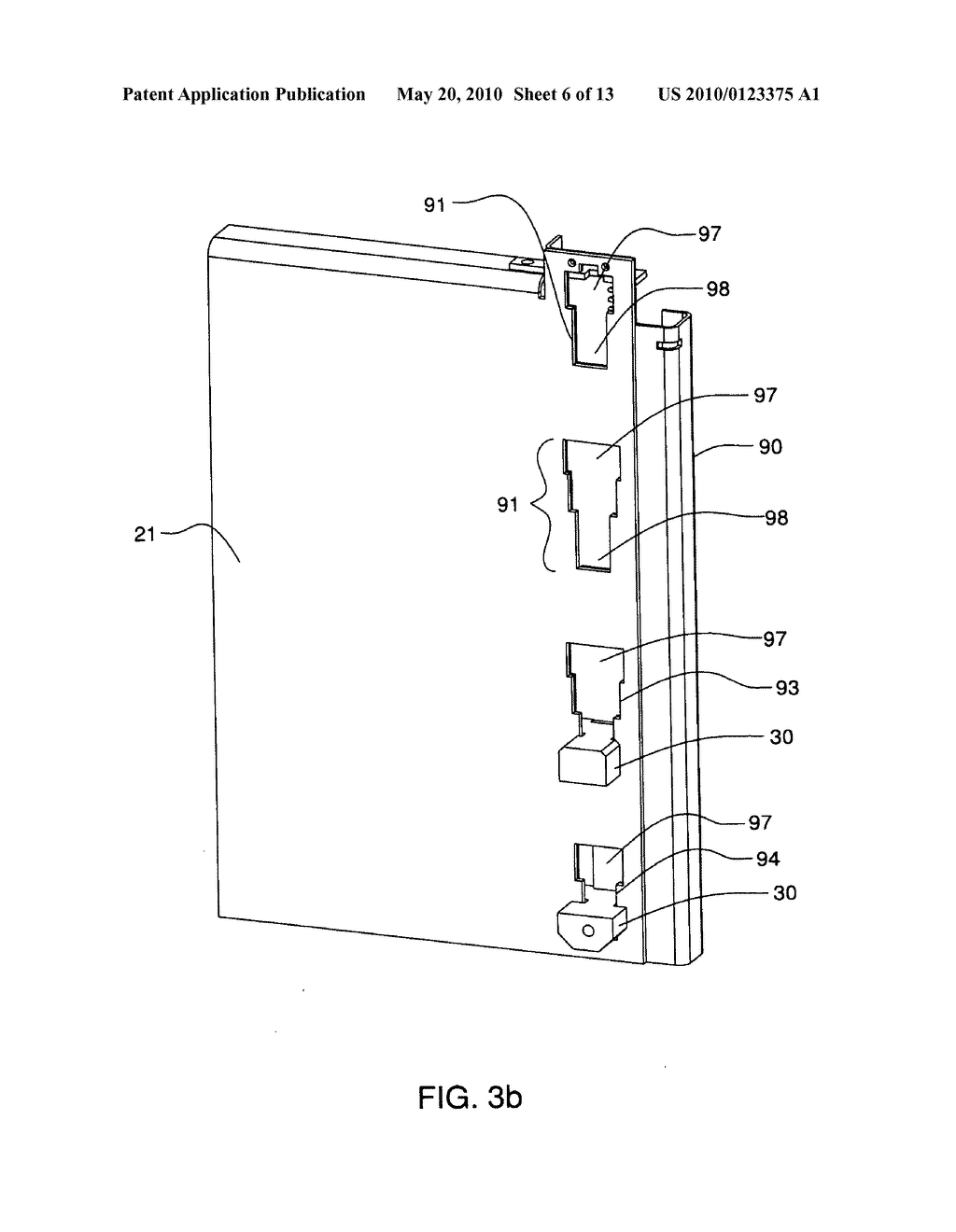 Locking System for Filing Cabinets to Prevent More than One Drawer being Open at One Time - diagram, schematic, and image 07