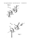 HID LAMP WITH A CANTED ARC TUBE diagram and image