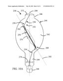 HID LAMP WITH A CANTED ARC TUBE diagram and image