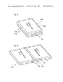 Handheld device with a user interface diagram and image