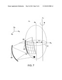 COLLIMATED VISUAL DISPLAY WITH ELLIPTICAL FRONT PROJECTION SCREEN diagram and image