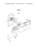 Leg Length Adjusting Mechanism for a Projection Type Image Display Unit diagram and image