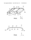 Molded component, electronic apparatus, and method of producing a molded component diagram and image