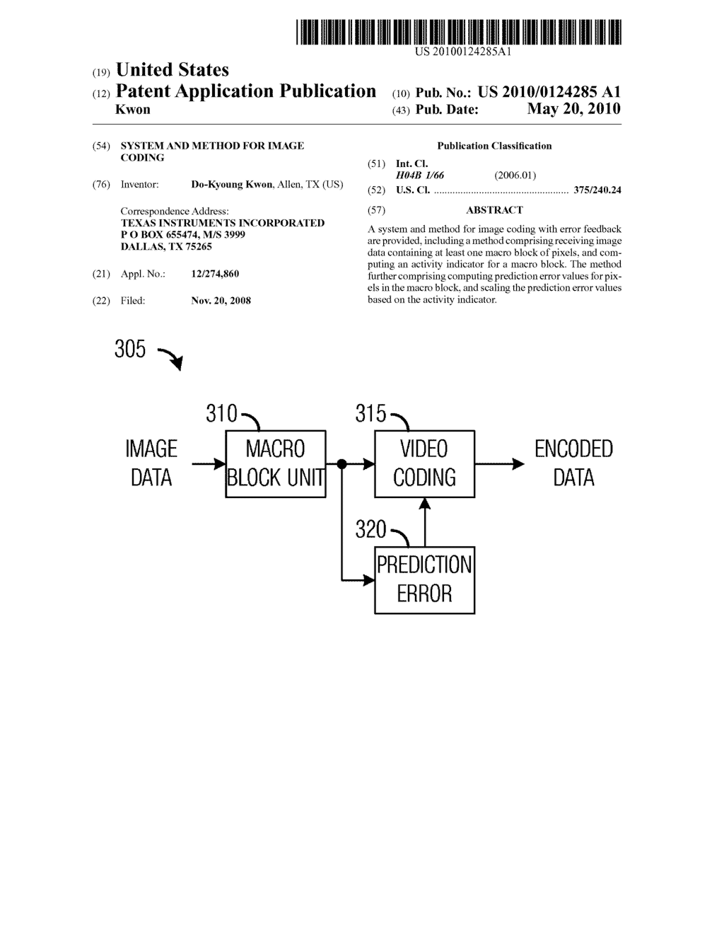 System and Method for Image Coding - diagram, schematic, and image 01