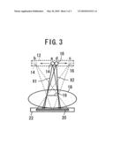 Tomographic image capturing apparatus diagram and image