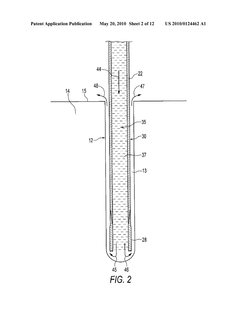 METHOD AND SYSTEM FOR INSTALLING GEOTHERMAL TRANSFER APPARATUSES WITH A SONIC DRILL - diagram, schematic, and image 03