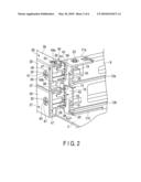 Fastening Device, Module Mounting Mechanism and Information Processing Apparatus diagram and image