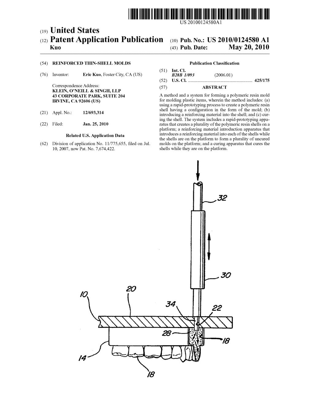 REINFORCED THIN-SHELL MOLDS - diagram, schematic, and image 01