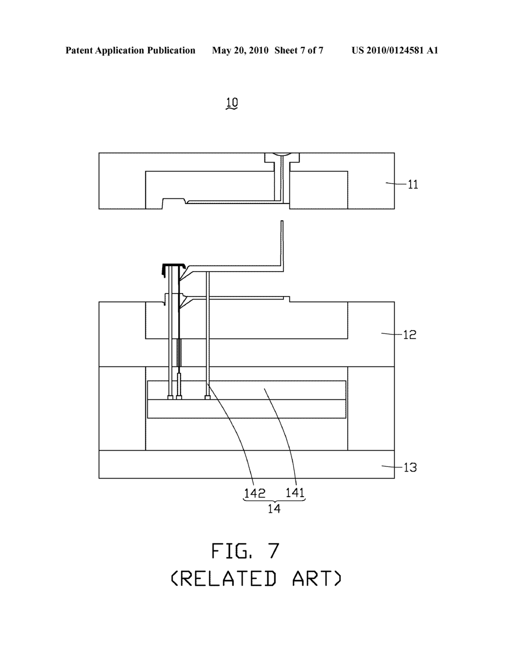 INJECTION MOLD WITH WORKPIECE TRIMMING EDGE - diagram, schematic, and image 08