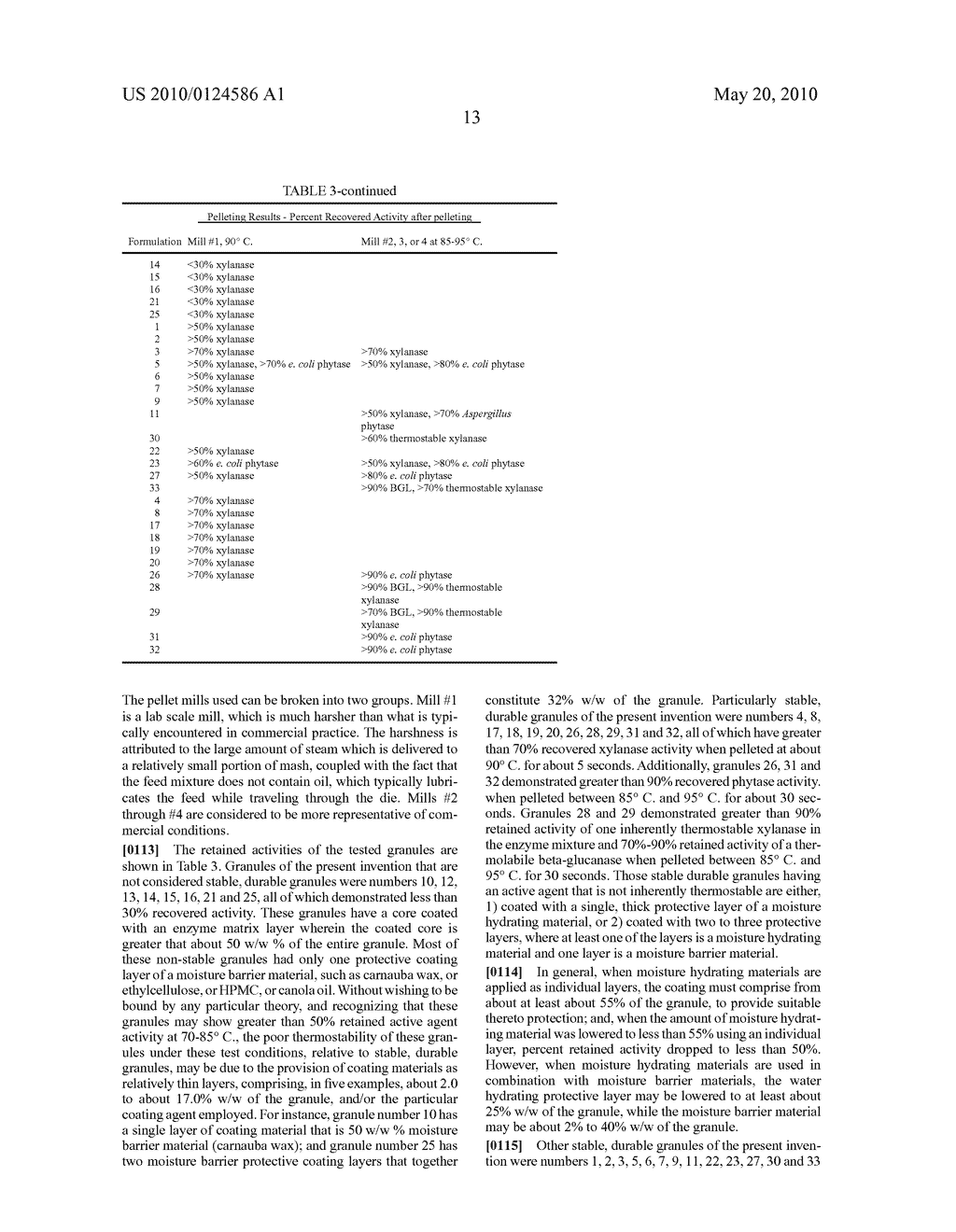 STABLE, DURABLE GRANULES WITH ACTIVE AGENTS - diagram, schematic, and image 14