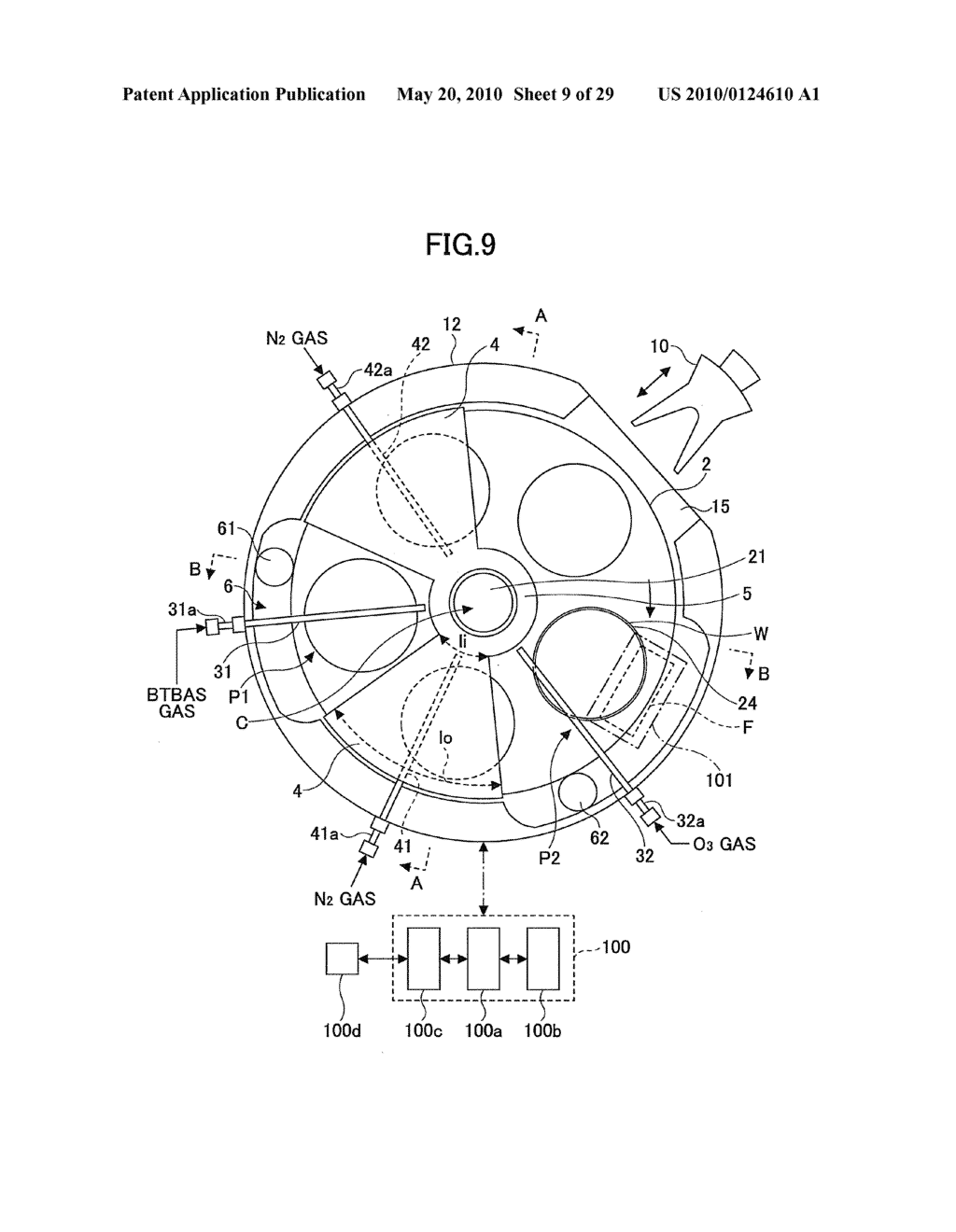 SUBSTRATE POSITION DETECTION APPARATUS, SUBSTRATE POSITION DETECTION METHOD, FILM DEPOSITION APPARATUS, FILM DEPOSITION METHOD, AND A COMPUTER READABLE STORAGE MEDIUM - diagram, schematic, and image 10