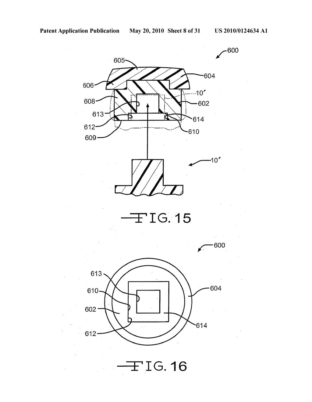 CUSHIONED CAP WITH ANNULAR PORTION AND METHOD FOR FORMING SAME - diagram, schematic, and image 09