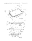 MOBILE COMMUNICATIONS DEVICE WITH SLIDABLE AND PIVOTABLE SCREEN diagram and image