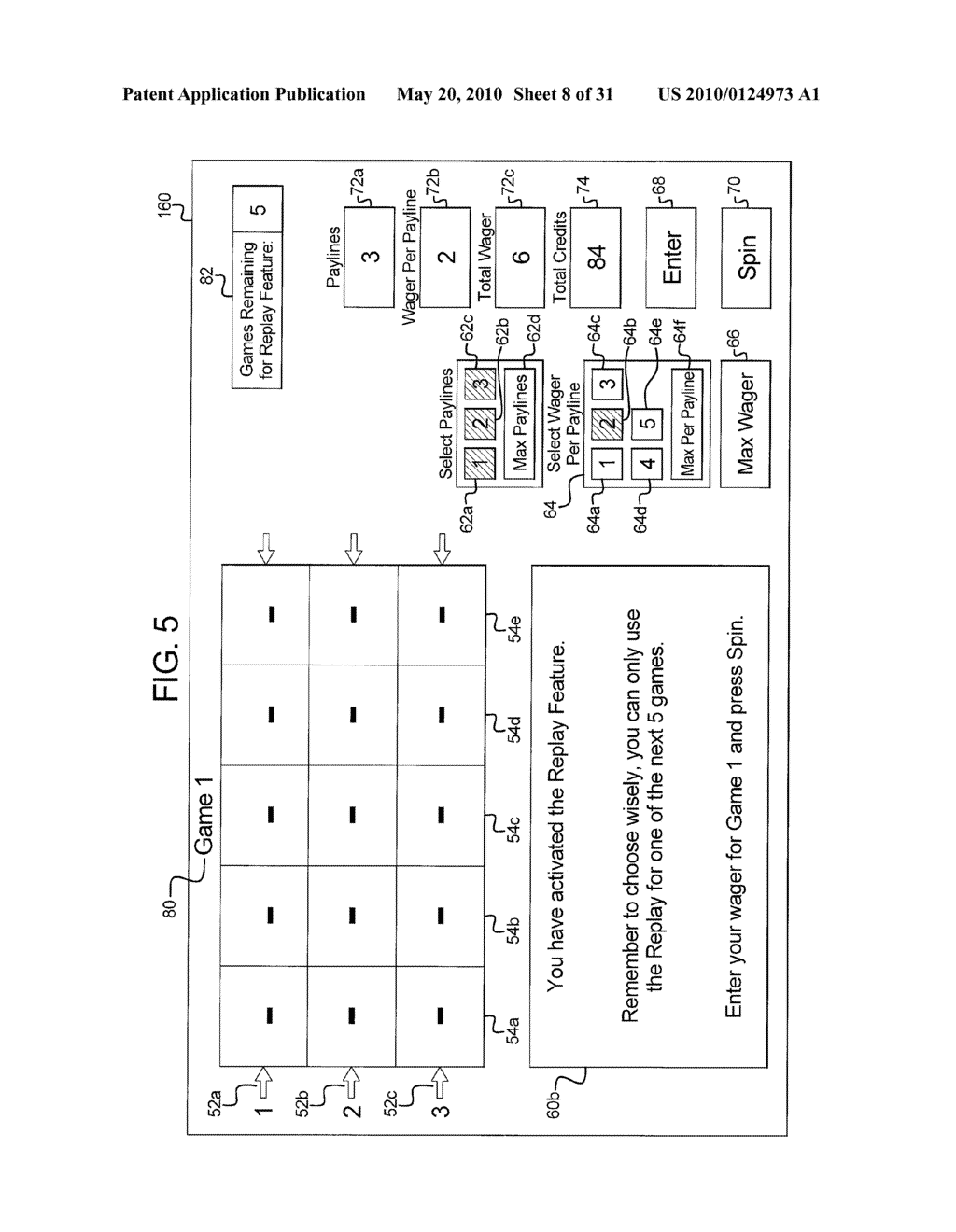 GAMING SYSTEM, GAMING DEVICE, AND METHOD FOR ENABLING A CURRENT BET TO BE PLACED ON A FUTURE PLAY OF A WAGERING GAME - diagram, schematic, and image 09