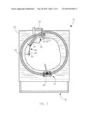 Golf swing exercising/training apparatus and associated method diagram and image