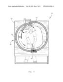 Golf swing exercising/training apparatus and associated method diagram and image