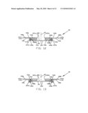 DISPOSABLE ABSORBENT ARTICLE HAVING DUAL LAYER BARRIER CUFF STRIPS diagram and image