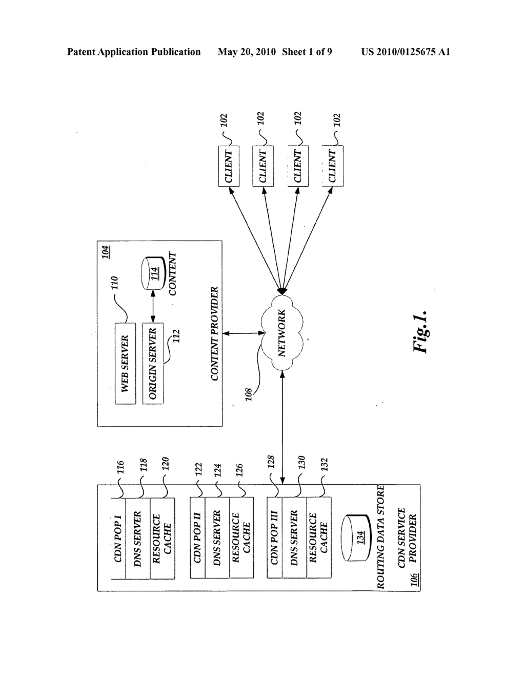 UPDATING ROUTING INFORMATION BASED ON CLIENT LOCATION - diagram, schematic, and image 02