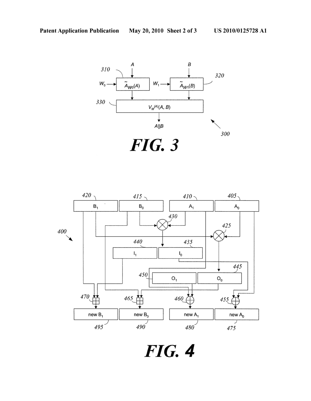 METHOD OF IMPLEMENTING ONE WAY HASH FUNCTIONS AND APPARATUS THEREFOR - diagram, schematic, and image 03