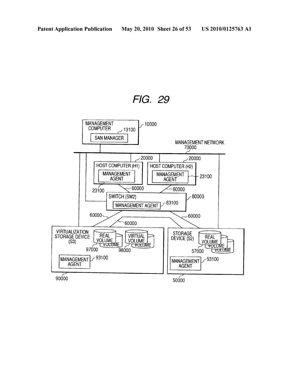 VOLUME AND FAILURE MANAGEMENT METHOD ON A NETWORK HAVING A STORAGE DEVICE - diagram, schematic, and image 27