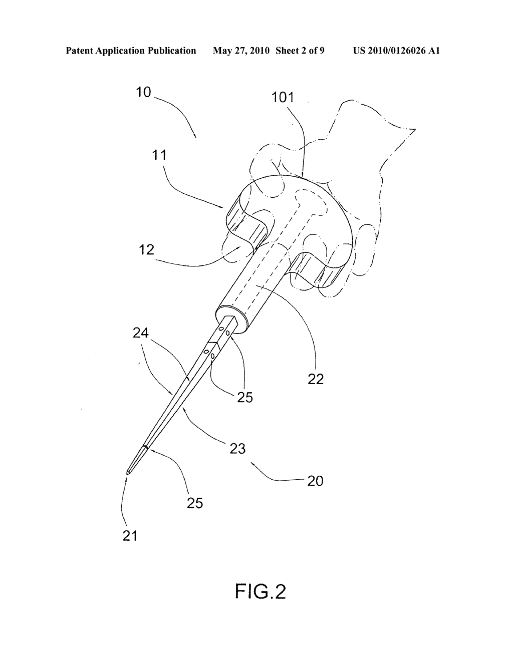 Dry wall hand tool - diagram, schematic, and image 03