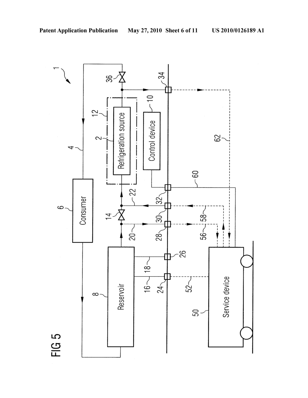 Service Method And Service Device For A Liquid Cooling System Of An Aircraft - diagram, schematic, and image 07