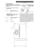 REFRIGERATOR WITH CEILING MOUNTED WATER SYSTEM diagram and image