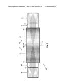 Porous roll with axial zones and method of proving printing liquid to a cylinder in a printing press diagram and image