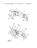 Safety switch device for rotary milking parlor diagram and image