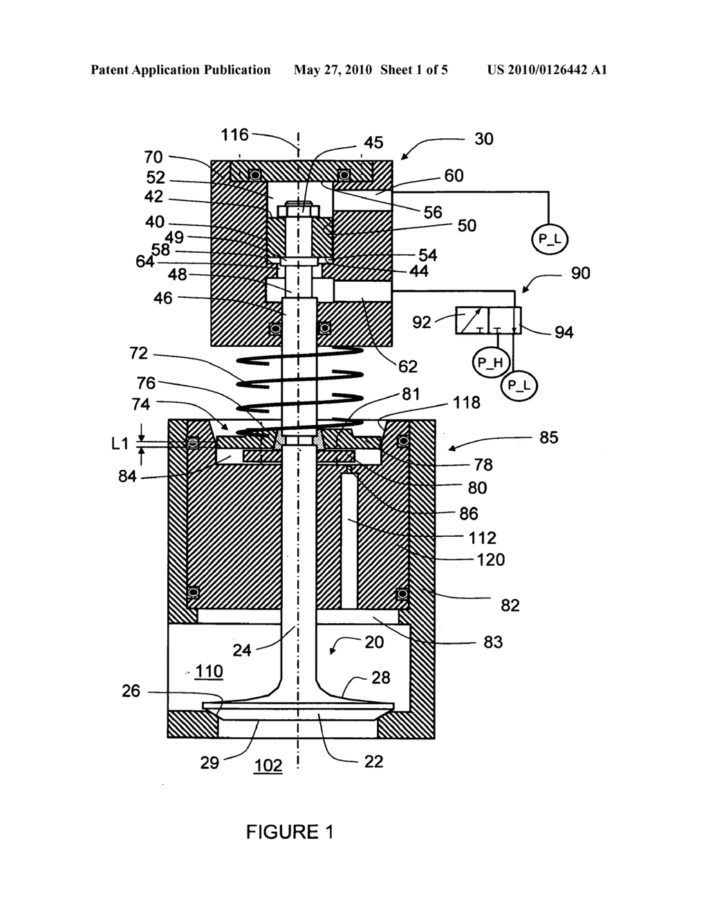 VARIABLE VALVE ACTUATOR WITH A PNEUMATIC BOOSTER - diagram, schematic, and image 02