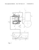 Fuel system of a handheld work apparatus diagram and image