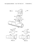 SELF-SEALING T-PIECE AND VALVED T-PIECE diagram and image