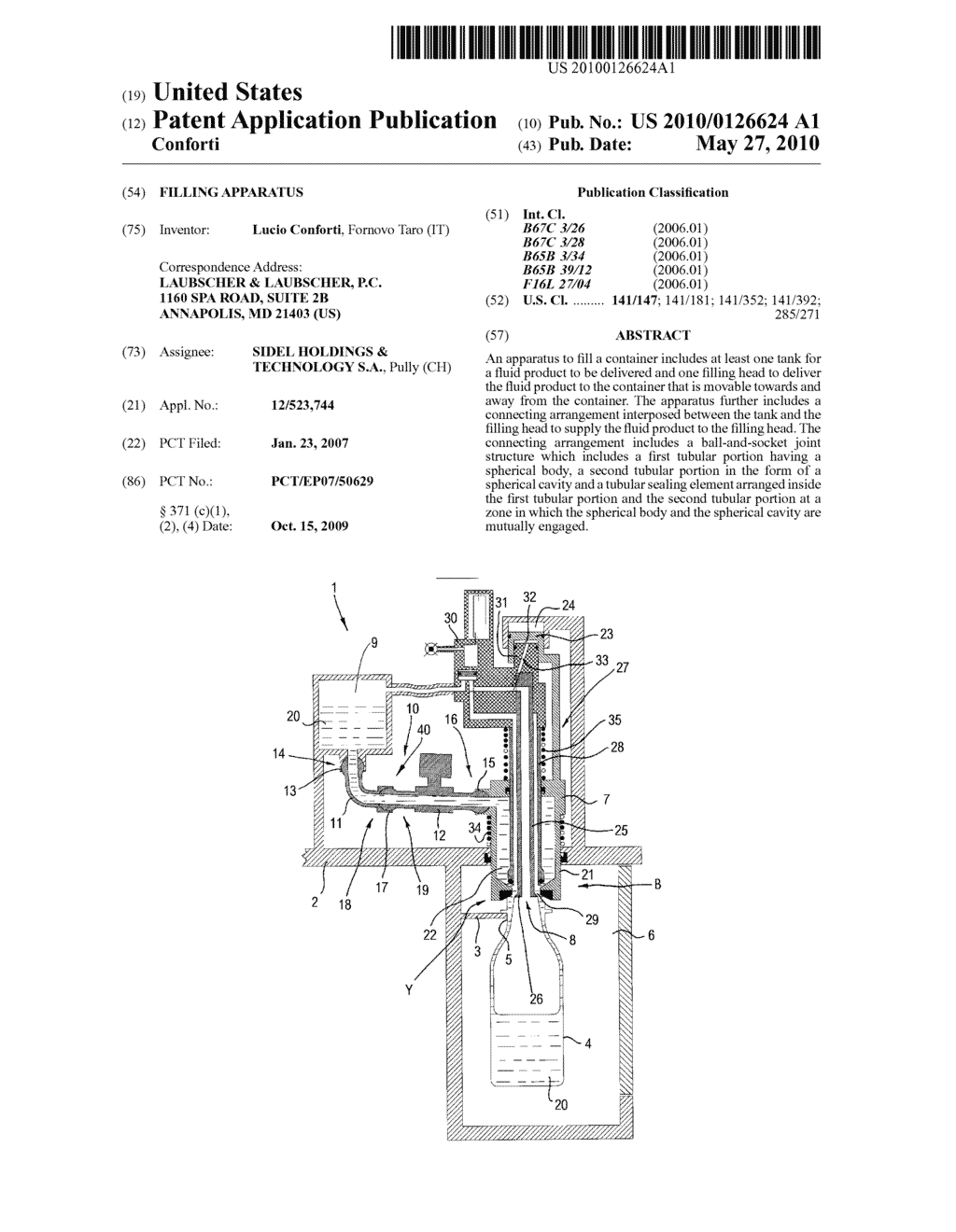 FILLING APPARATUS - diagram, schematic, and image 01