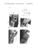 Process for manufacturing a fuel tank equipped with an internal accessory diagram and image