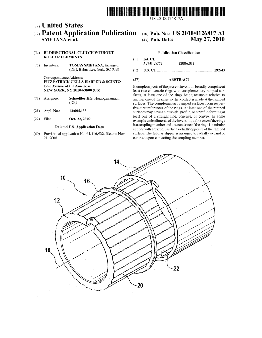 BI-DIRECTIONAL CLUTCH WITHOUT ROLLER ELEMENTS - diagram, schematic, and image 01