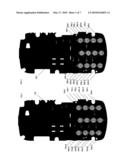 Padstacks Capable of Receiving Domes of Dome Keypads in a Plurality of Locations and Printed Circuit Boards Utilizing the Padstacks diagram and image