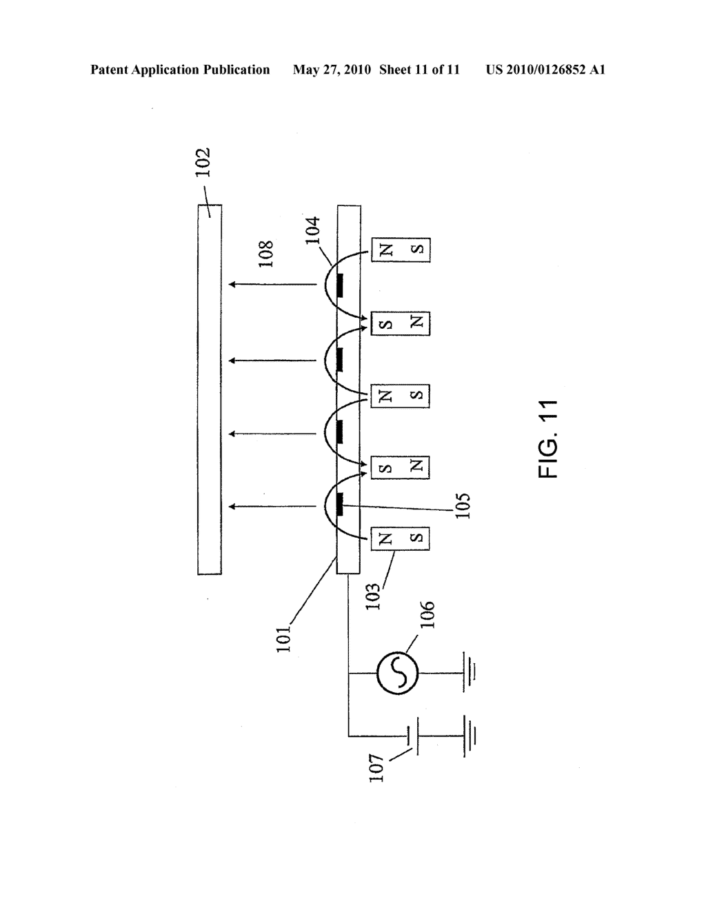 ROTARY MAGNET SPUTTERING APPARATUS - diagram, schematic, and image 12