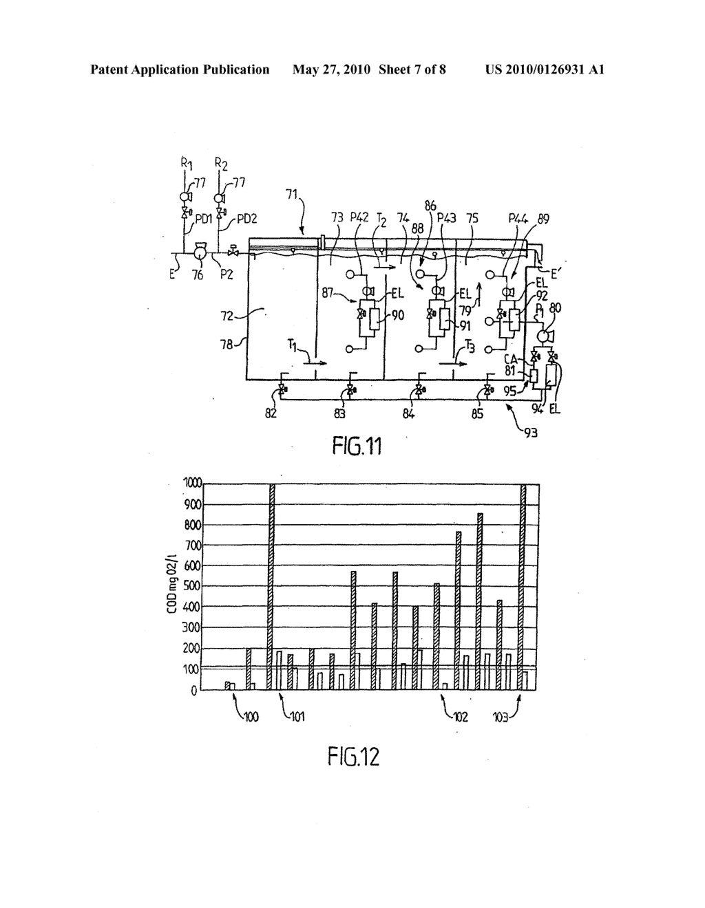 METHOD AND DEVICE FOR PURIFYING LIQUID EFFLUENTS - diagram, schematic, and image 08