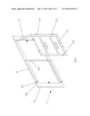 Quick and Easy Assembly Shelving Unit and Method for Assembling The Same diagram and image