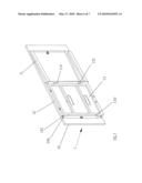 Quick and Easy Assembly Shelving Unit and Method for Assembling The Same diagram and image