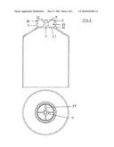 VALVE FOR A TUBULAR CONTAINER diagram and image