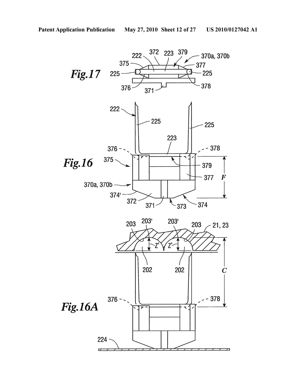 Staple Cartridges for Forming Staples Having Differing Formed Staple Heights. - diagram, schematic, and image 13