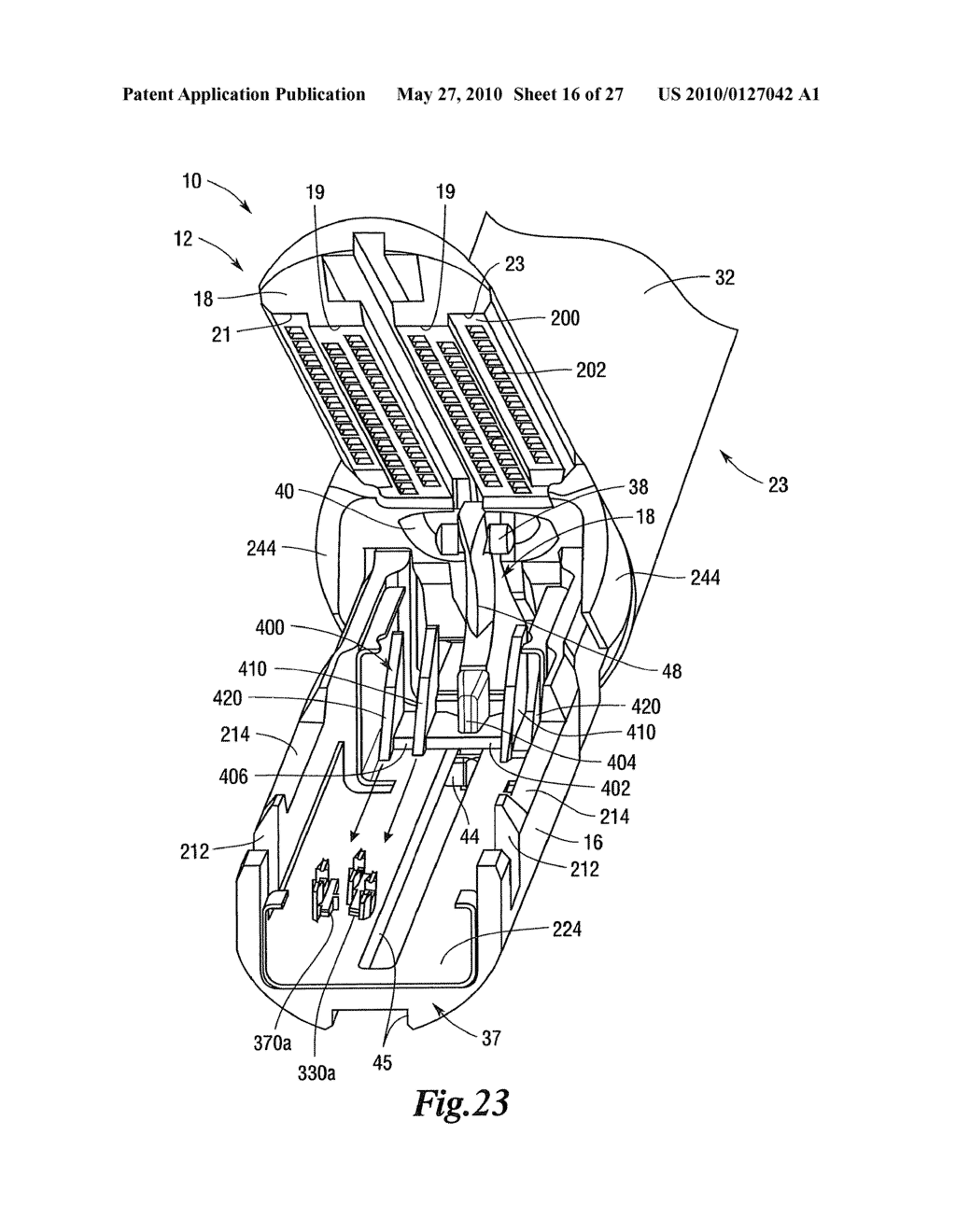 Staple Cartridges for Forming Staples Having Differing Formed Staple Heights. - diagram, schematic, and image 17