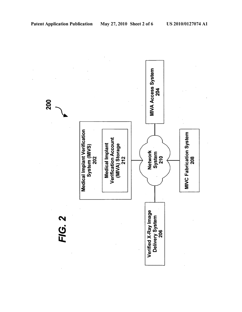 Method and equipment configured for verifying presence of a medical implant within a patient - diagram, schematic, and image 03