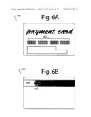 Auto-sequencing financial payment display card diagram and image